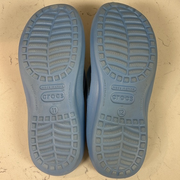 Crocs Athens II Thong Flip Flops UNC Men’s Size 12 University of North Carolina - Picture 11 of 16